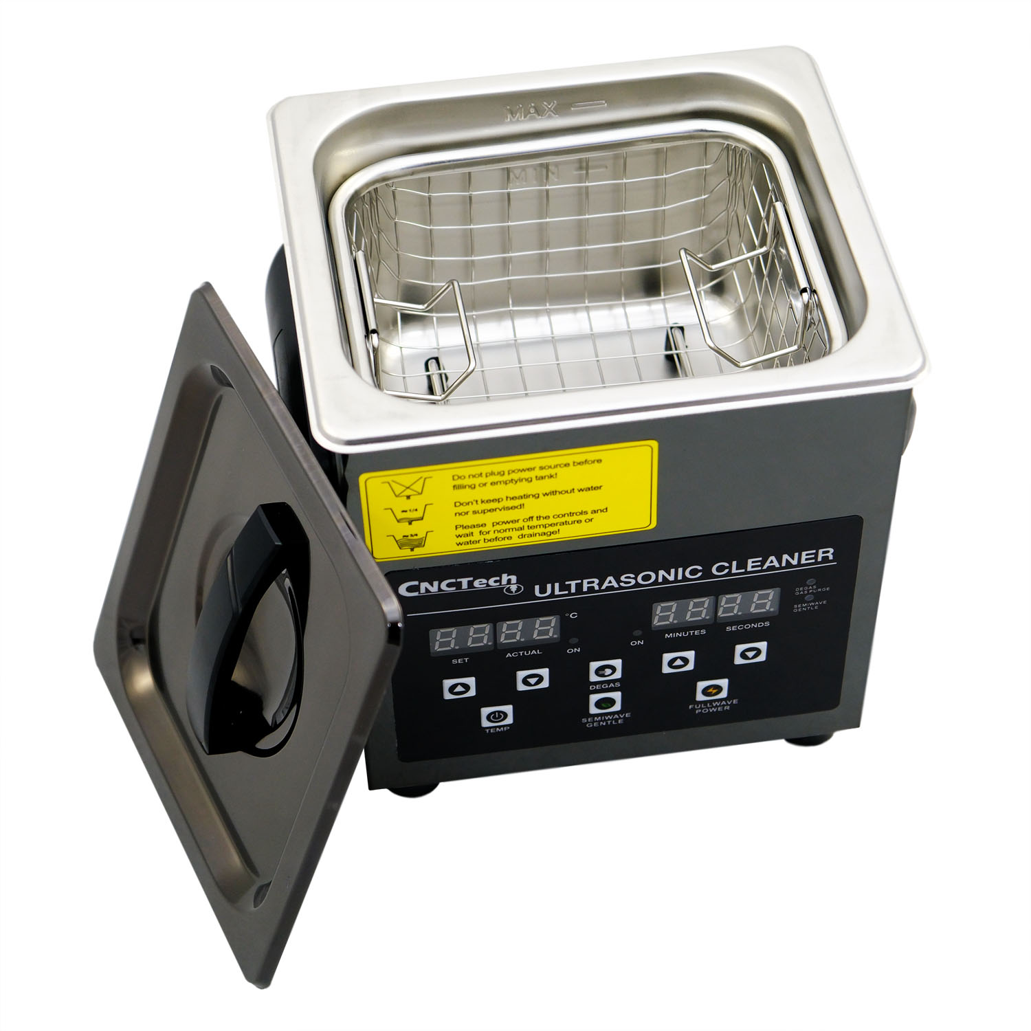 Ultrasoonreiniger GX10A Binnenkant